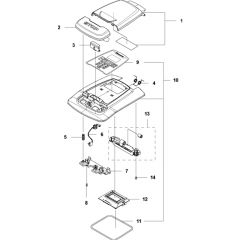 Centre Console for Automower 315