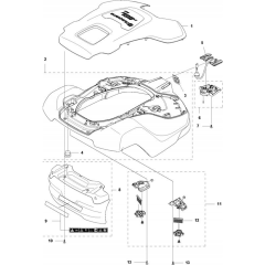 Cover Assembly for Automower 520