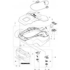 Cover Assembly for Automower 550