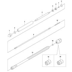 Husqvarna AZ 46 Poker Assembly