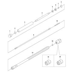 Husqvarna AZ 56 Poker Assembly