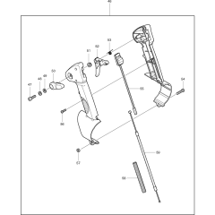 Throttle Assembly for Makita BBX7600