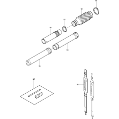 Hose Assembly for Makita BBX7600