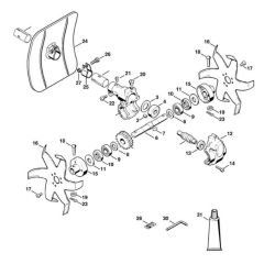 Main Assembly for Stihl BC30