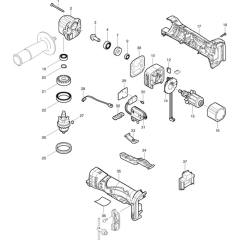 Makita BDA340 Assembly