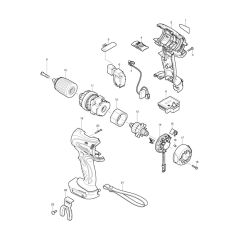 Makita BDF440 Drill Assembly
