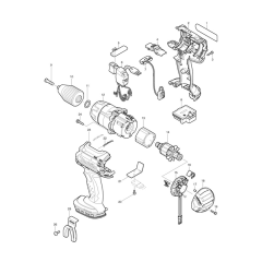 Makita BDF451 Drill Assembly