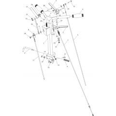 Handle Assembly for Husqvarna BE550