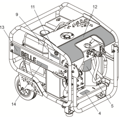 Decals Assembly for Belle Bulldog