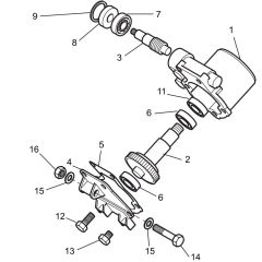 Gearbox for Belle Minimix 150