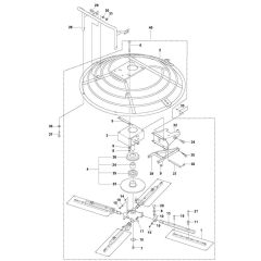 Blade Assembly for Husqvarna BG 475