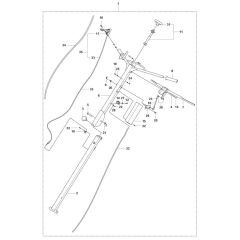Handle Assembly for Husqvarna