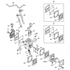 Carburetor for Stihl BG50