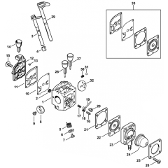 Carburetor for Stihl BG50