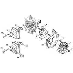 Ignition & Muffler for Stihl BG50