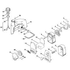 Filter Housing & Fuel Tank for BG60