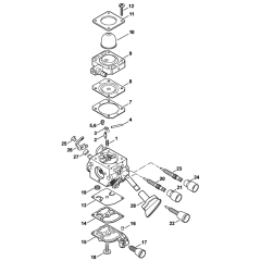Carburetor for Stihl BG66