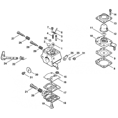 Carburetor WT-253 for Stihl BG72