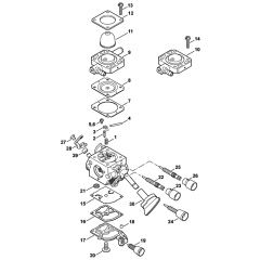 Carburetor Assembly for Stihl BG86