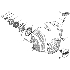 Rewind Starter for Stihl BG86