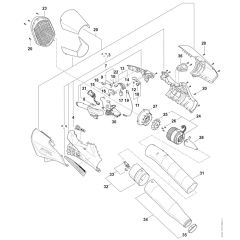 Stihl BGA 200 Spare Parts