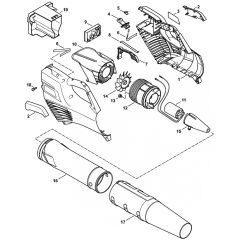 Handle Housing for Stihl BGA56