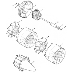 Motor Blower Assembly for BGA85