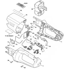 Handle Housing Cover for Stihl BGA85