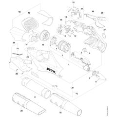 Stihl BGA 86 Spare Parts