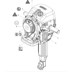 Labels Assembly for Wacker BH23