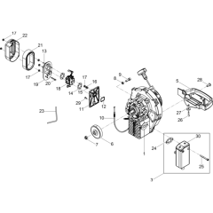 Engine Assembly for Wacker BH23