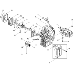 Engine Assembly for Wacker BH23