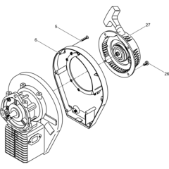 Gas Engine Assembly for Wacker BH23