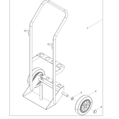 Cart Assembly for Wacker BH23