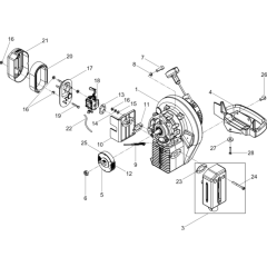 Engine Assembly for Wacker BH23