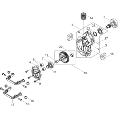 Crankcase Assembly for Wacker BH23