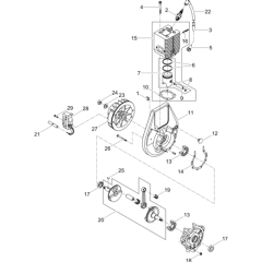 Engine Assembly for Wacker BH23