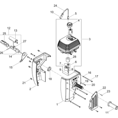 Hood Assembly for Wacker BH24