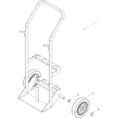 Cart Assembly for Wacker BH24