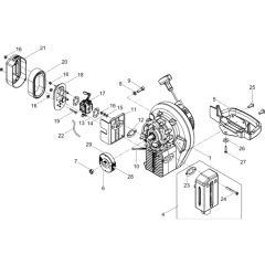 Engine Assembly for Wacker BH24