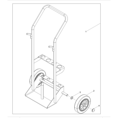 Cart Assembly for Wacker BH24