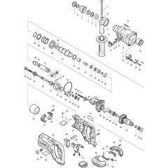 Makita BHR241 Main Assembly