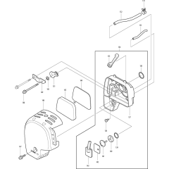 Air Filter for Makita BHX2501