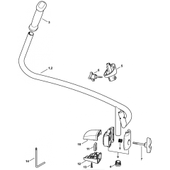 Bike Handle Assembly for Stihl BR500