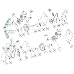 Drive Assembly for Husqvarna EBE 500