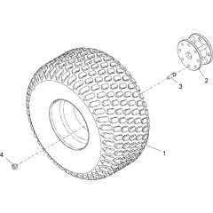 Turf Tyre Assembly for BMD 300