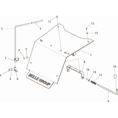 Cowl Assembly for Belle BMD 300