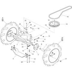 Gearbox Assembly for Belle BMD 300