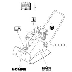 Decals/Manuals for Bomag BP 15/45