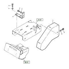 Covering Assembly for Bomag BP 15/45
